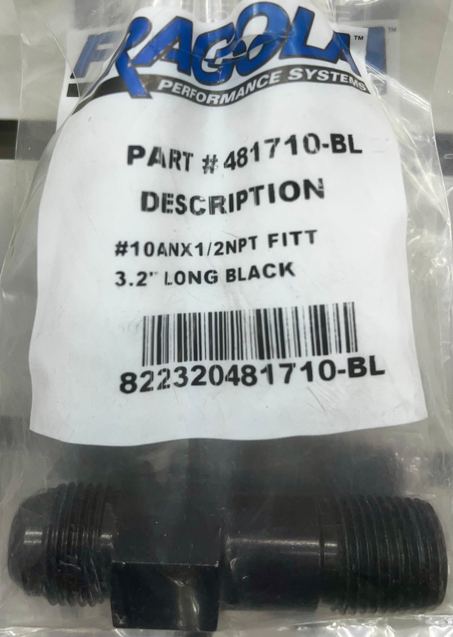 Fragola Oil Inlet Fitting (481)