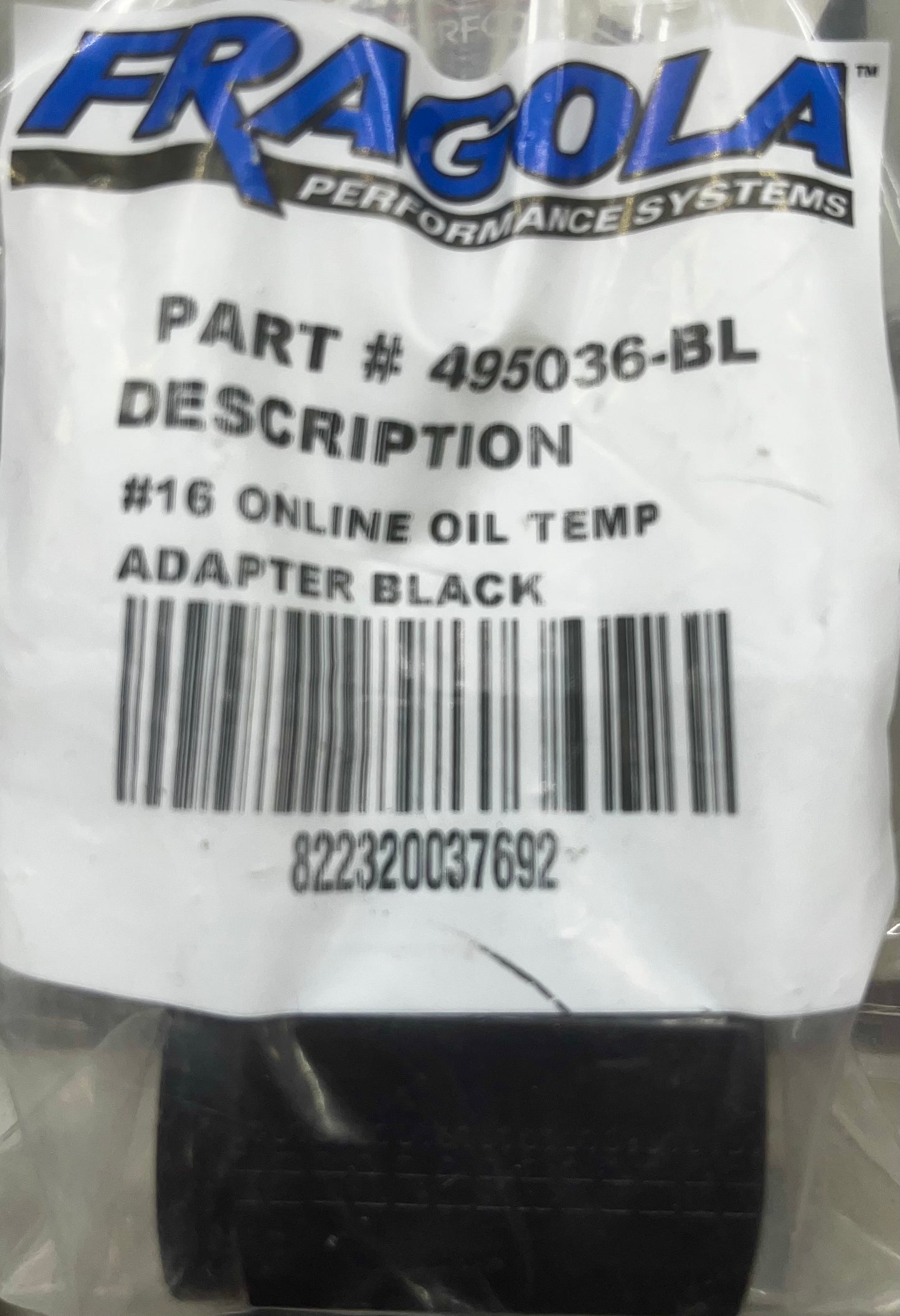 Fragola Oil Temp Adapter (495)