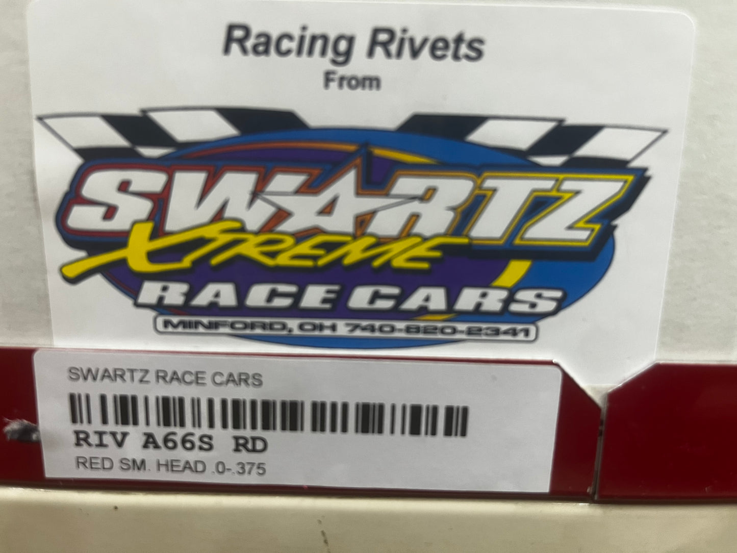 Racing Rivets Open End, Regular Head
