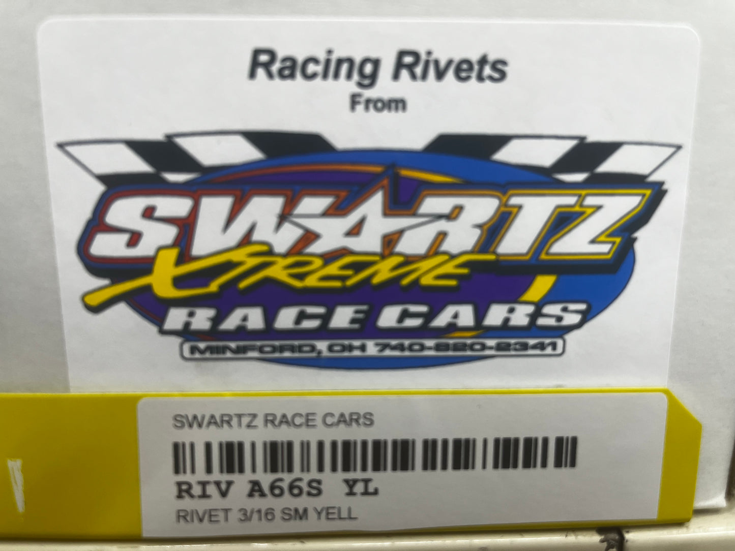 Racing Rivets Open End, Regular Head