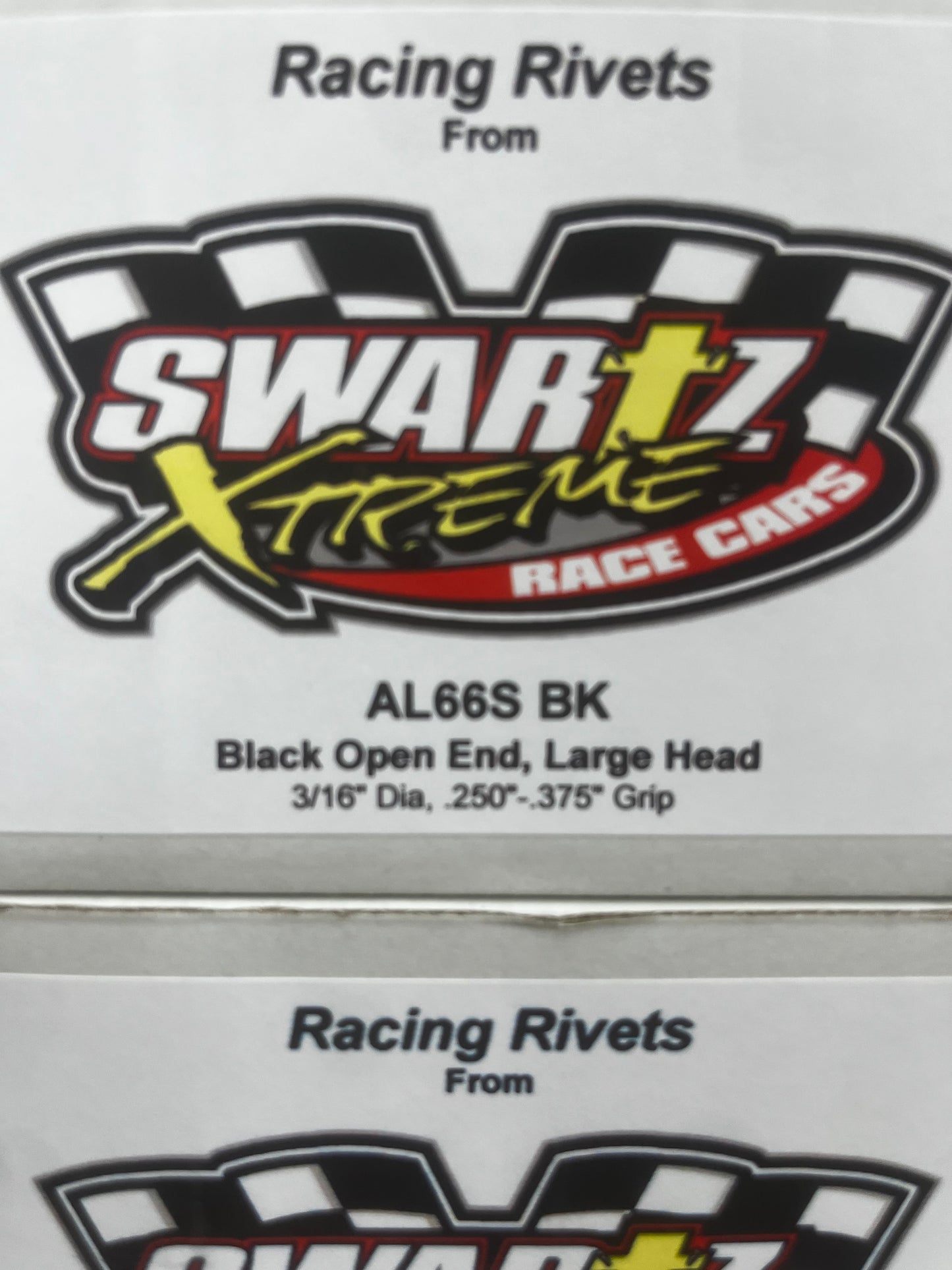 Racing Rivets Open End, Large Head