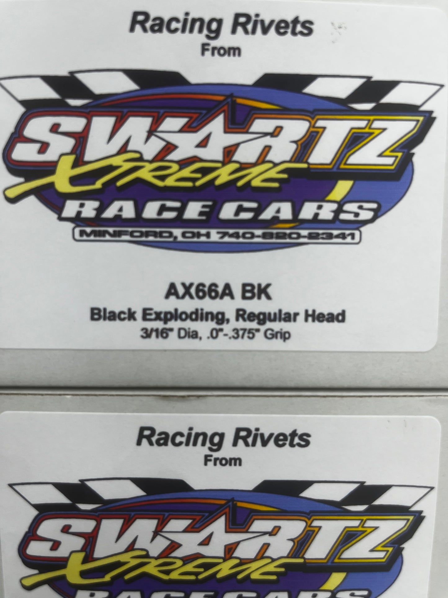 Racing Rivets Exploding, Regular Head