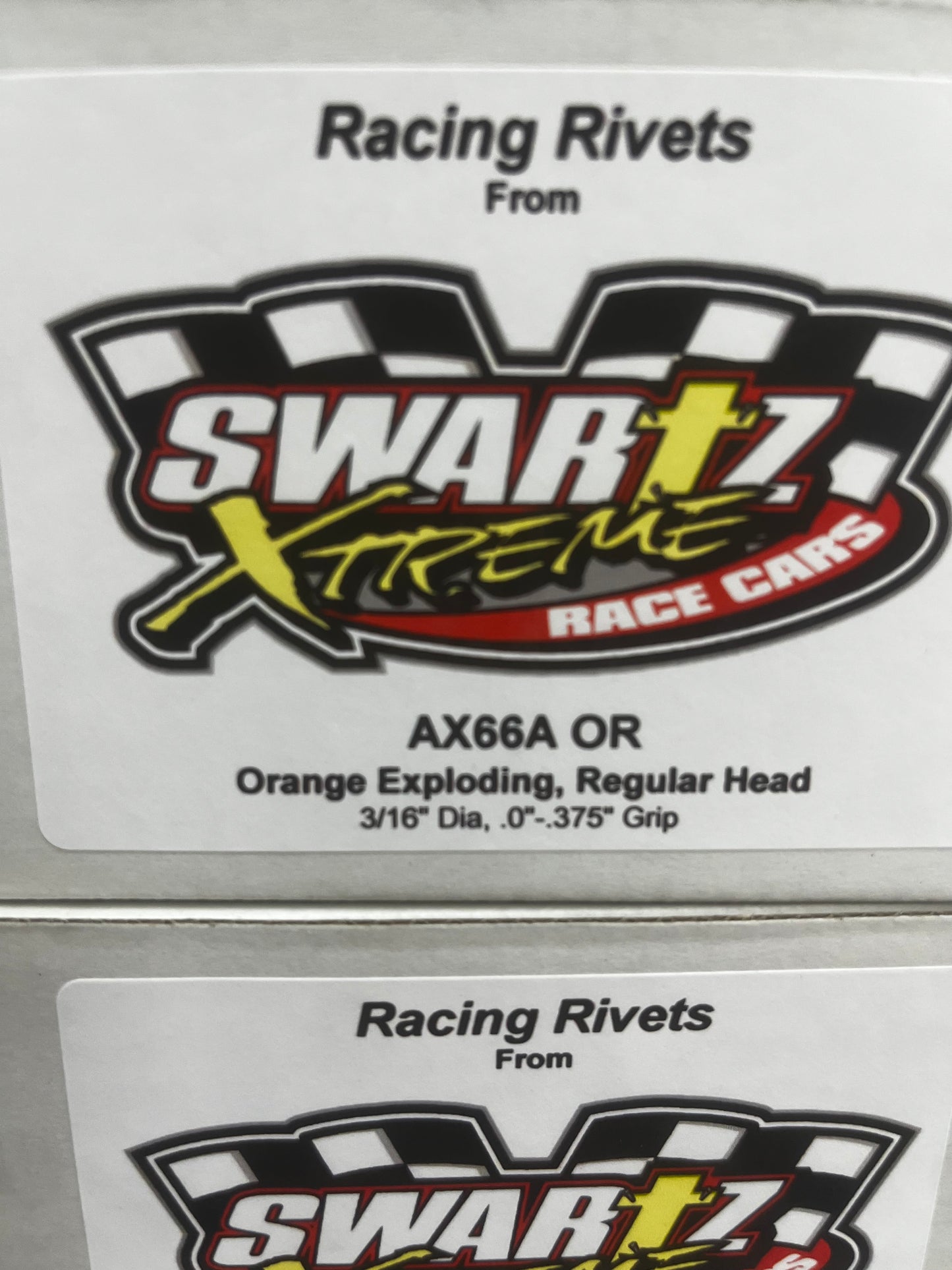 Racing Rivets Exploding, Regular Head