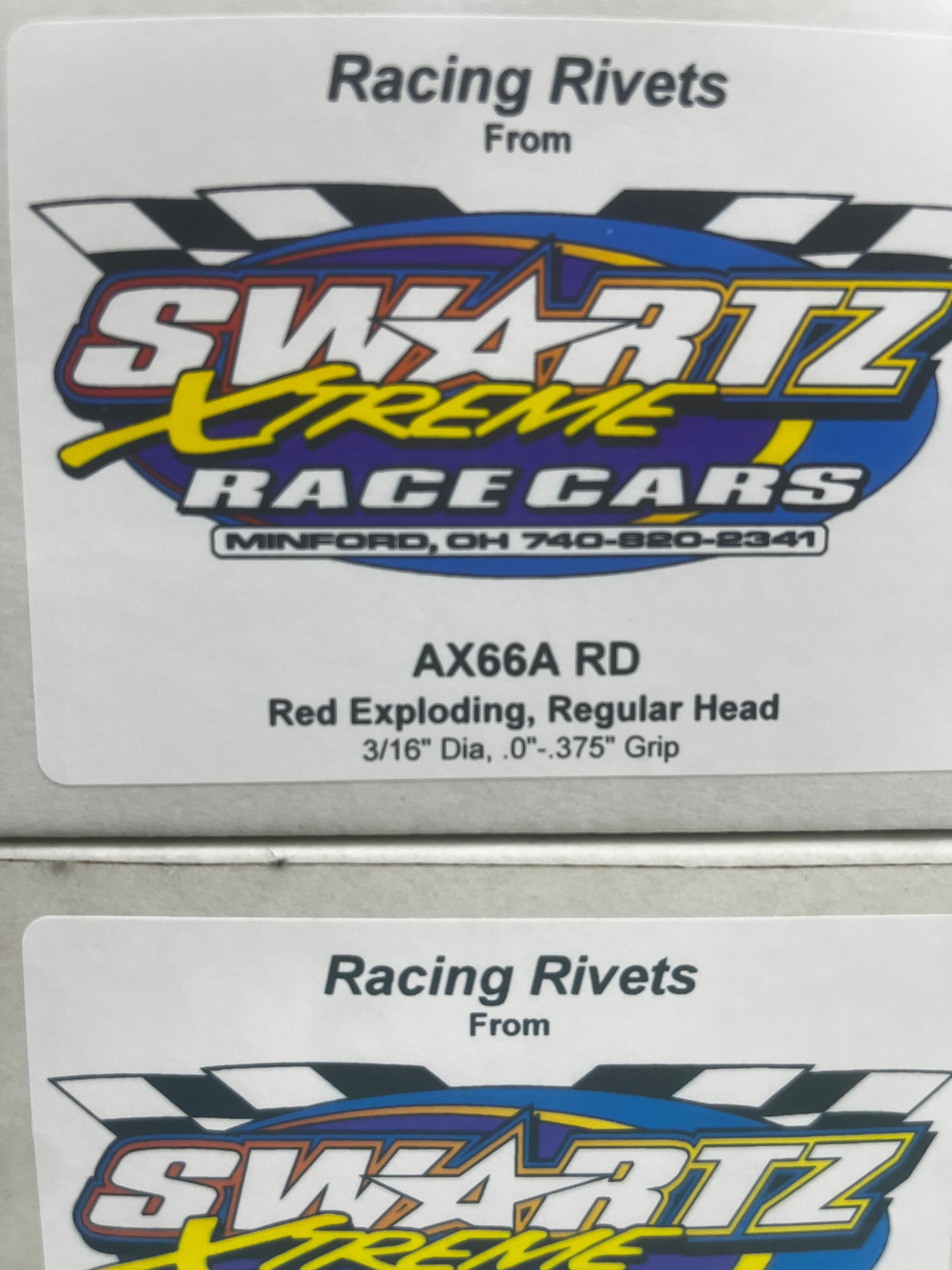 Racing Rivets Exploding, Regular Head