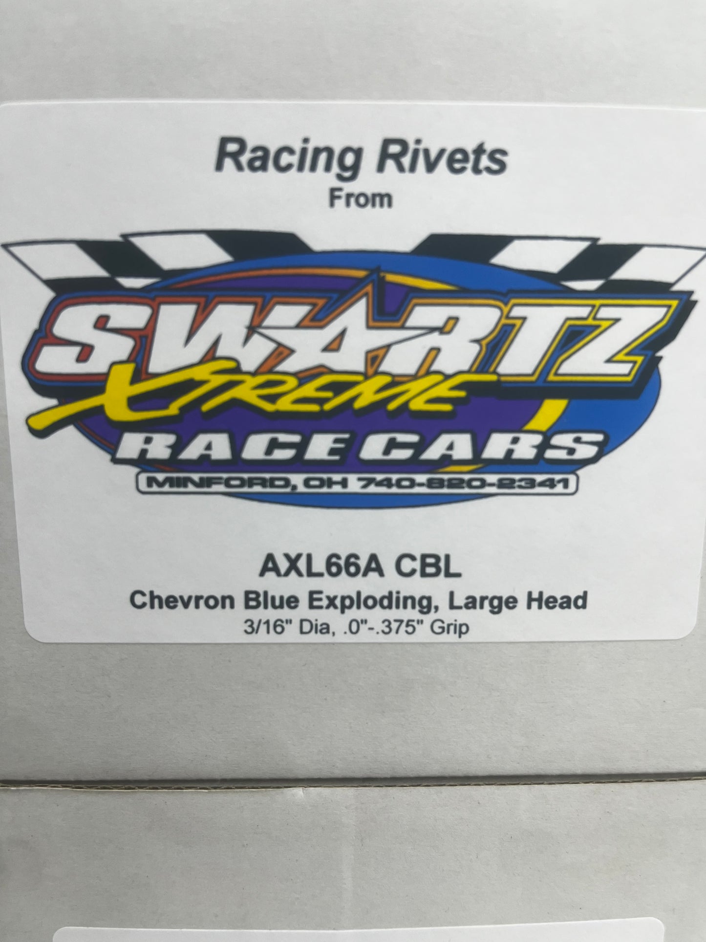 Racing Rivets Exploding, Large Head