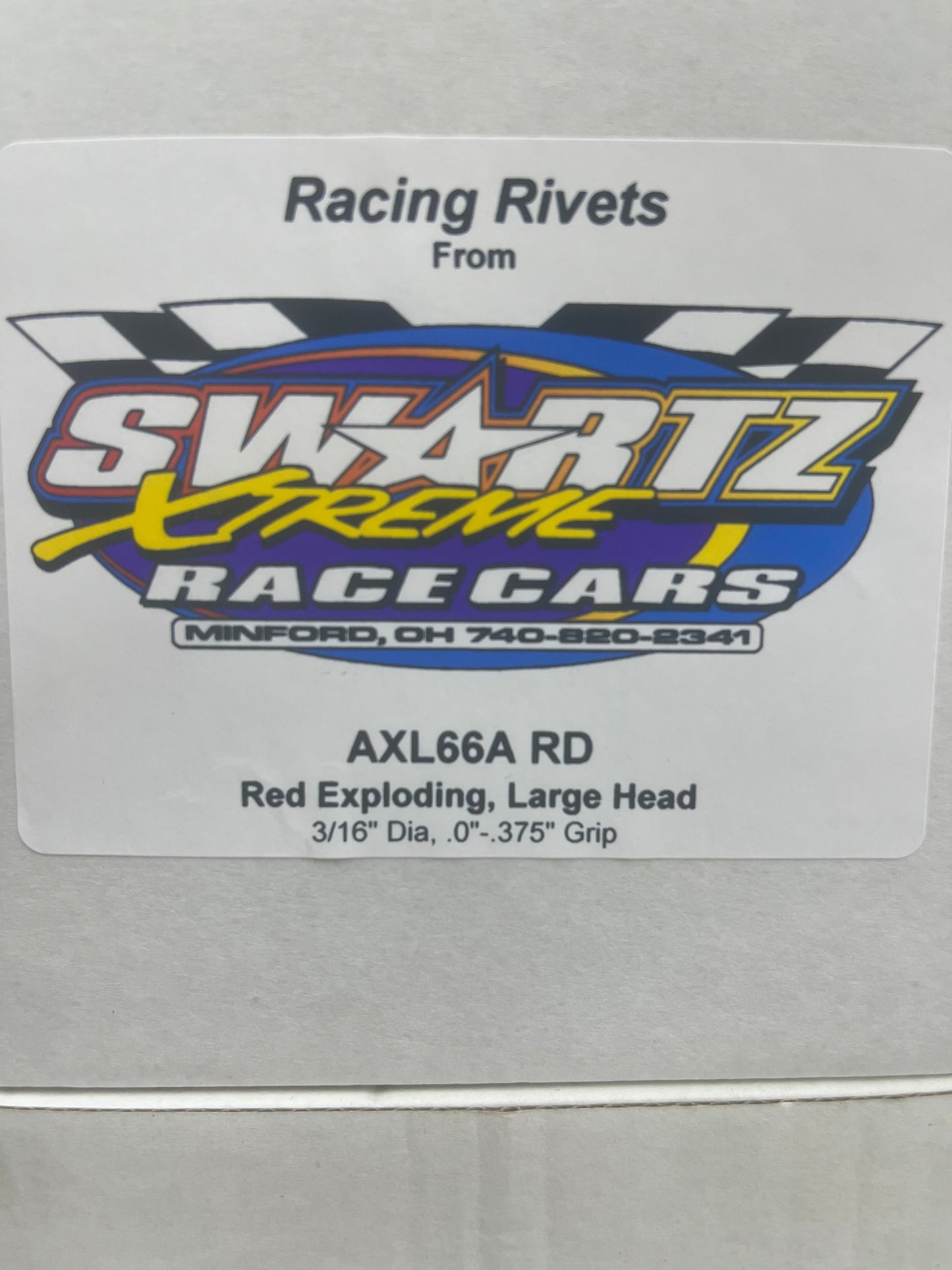Racing Rivets Exploding, Large Head