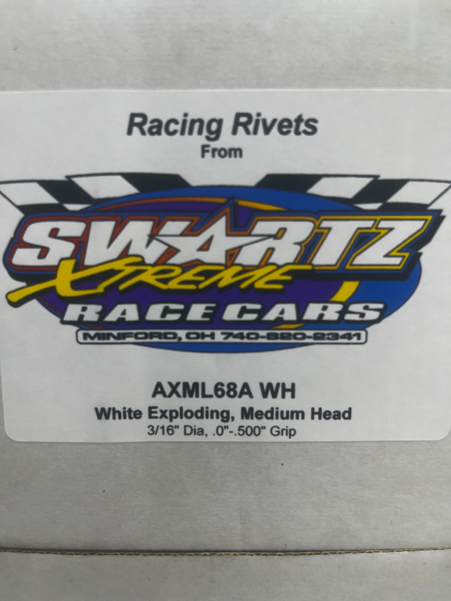 Racing Rivets Exploding, Medium Head